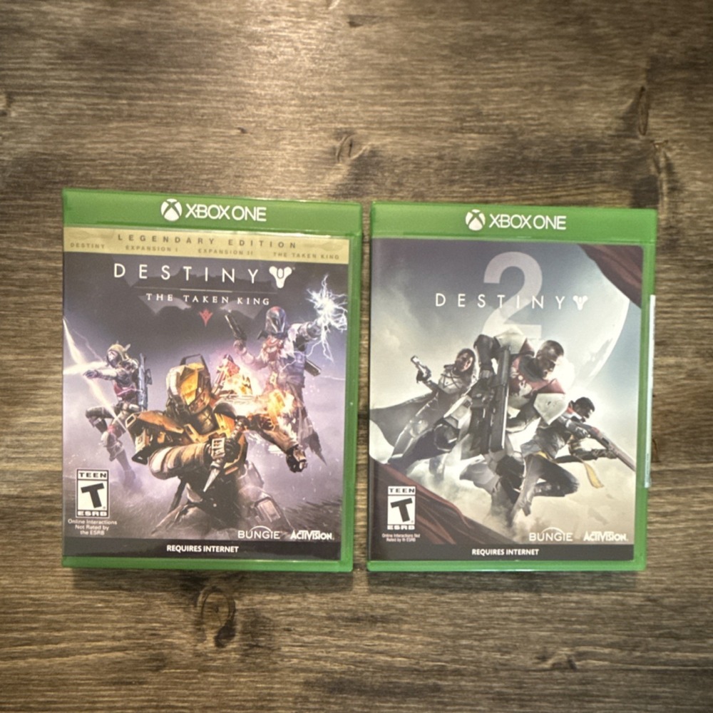 Xbox One Games: Destiny 2 + Destiny: The Taken King Legendary Edition Lot
